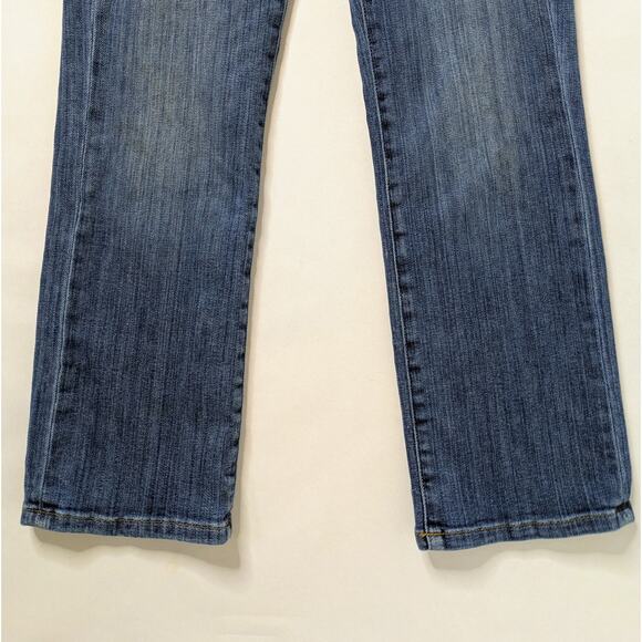 AYR The Pop 29S Short Blue Straight Leg High Rise Stretch Minimalist Denim - Picture 5 of 11